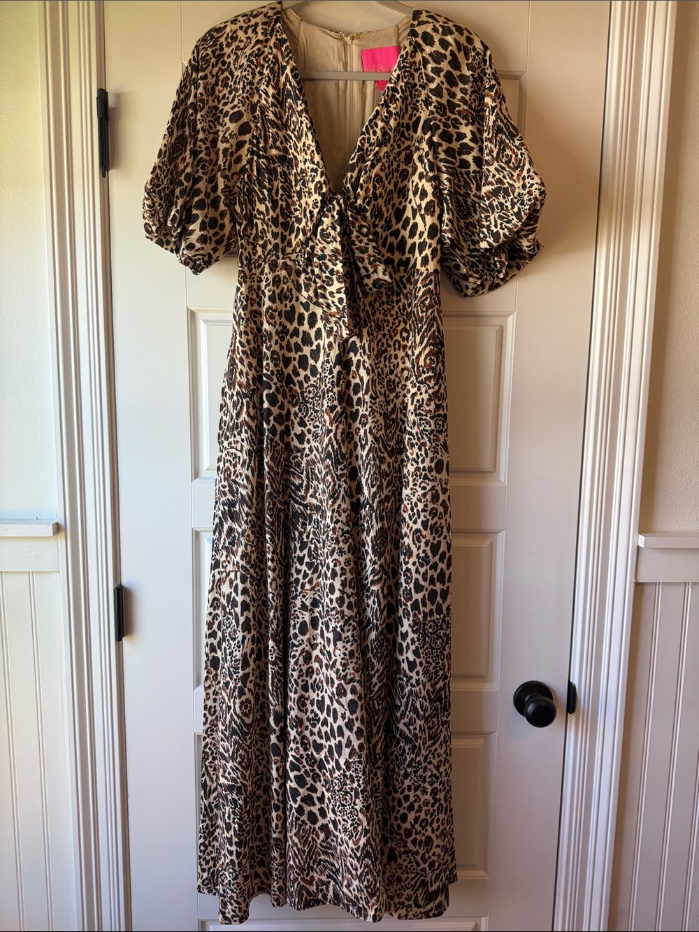Lilly Pulitzer Leopard Print Dress with Pink Label